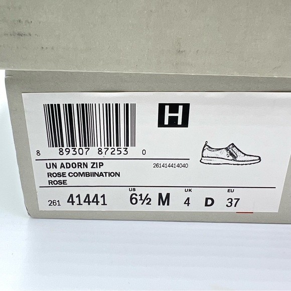 Clarks Size 6.5 Rose Pink‎ Nubuck Suede Leather Loafers Sneakers Shoes - Picture 11 of 12